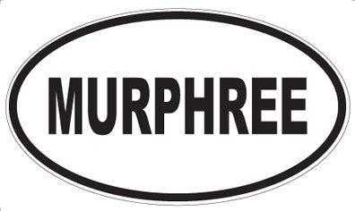 MURPHREE - Oval Sticker