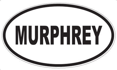 MURPHREY - Oval Sticker