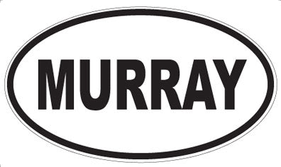 MURRAY - Oval Sticker