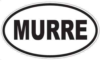 MURRE - Oval Sticker