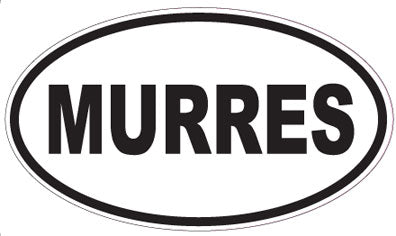 MURRES - Oval Sticker
