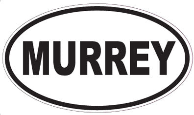MURREY - Oval Sticker