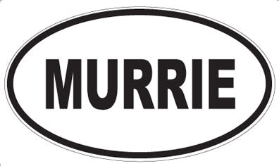 MURRIE - Oval Sticker