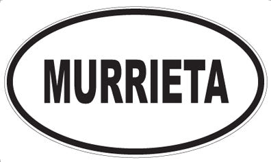 MURRIETA - Oval Sticker