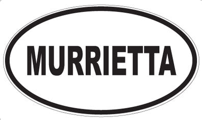 MURRIETTA - Oval Sticker