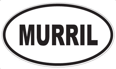 MURRIL - Oval Sticker