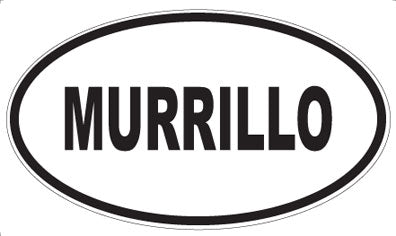 MURRILLO - Oval Sticker