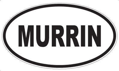 MURRIN - Oval Sticker
