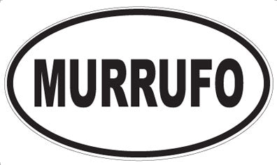 MURRUFO - Oval Sticker