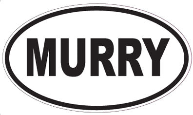 MURRY - Oval Magnet