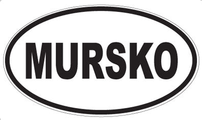 MURSKO - Oval Sticker