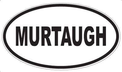 MURTAUGH - Oval Sticker