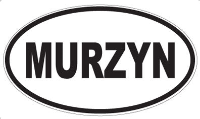 MURZYN - Oval Sticker