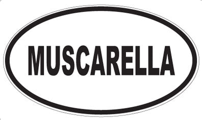 MUSCARELLA - Oval Sticker