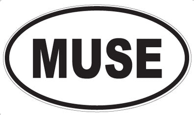 MUSE - Oval Sticker