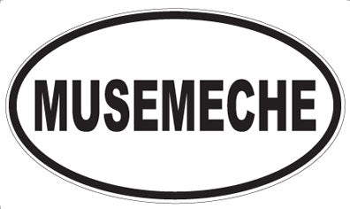 MUSEMECHE - Oval Sticker