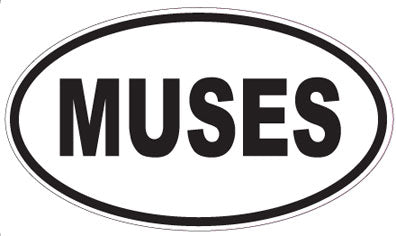 MUSES - Oval Magnet