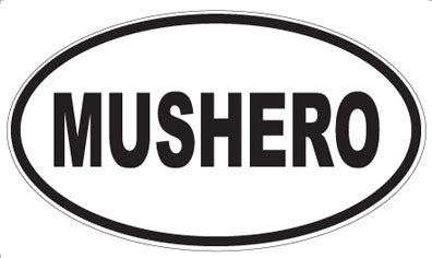 MUSHERO - Oval Sticker