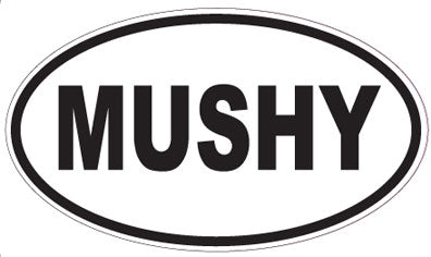 MUSHY - Oval Magnet