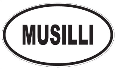 MUSILLI - Oval Sticker