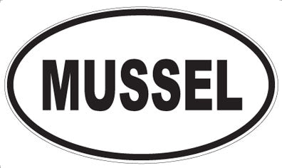 MUSSEL - Oval Magnet