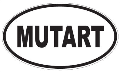 MUTART - Oval Sticker