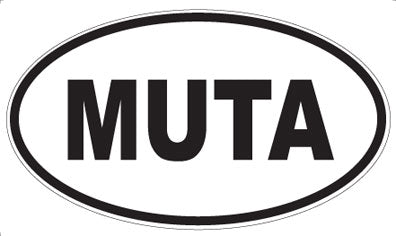 MUTA - Oval Magnet