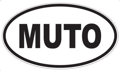 MUTO - Oval Sticker
