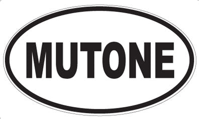 MUTONE - Oval Magnet