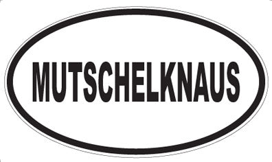 MUTSCHELKNAUS - Oval Sticker