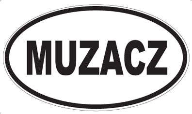 MUZACZ - Oval Sticker