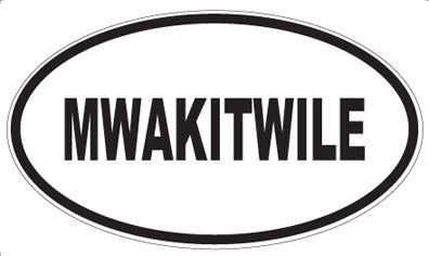 MWAKITWILE - Oval Sticker