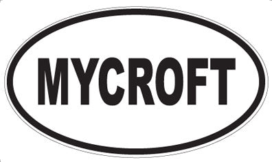 MYCROFT - Oval Sticker