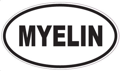 MYELIN - Oval Sticker