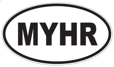 MYHR - Oval Sticker