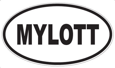 MYLOTT - Oval Sticker