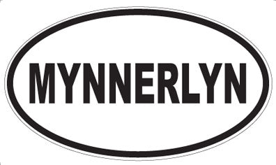 MYNNERLYN - Oval Sticker