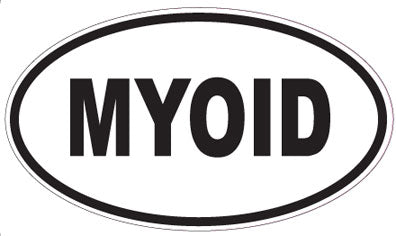 MYOID - Oval Sticker