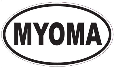 MYOMA - Oval Magnet