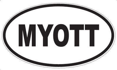 MYOTT - Oval Sticker