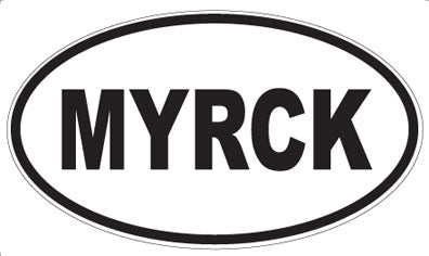 MYRCK - Oval Sticker