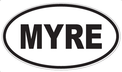 MYRE - Oval Sticker