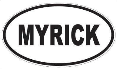 MYRICK - Oval Sticker