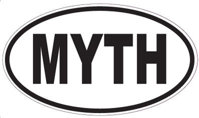 MYTH - Oval Sticker