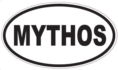 MYTHOS - Oval Sticker