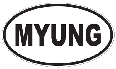 MYUNG - Oval Magnet