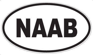 NAAB - Oval Sticker
