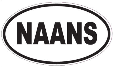 NAANS - Oval Magnet