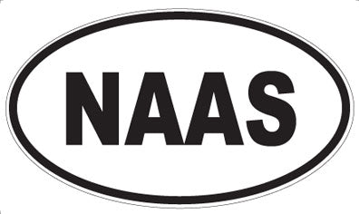 NAAS - Oval Sticker