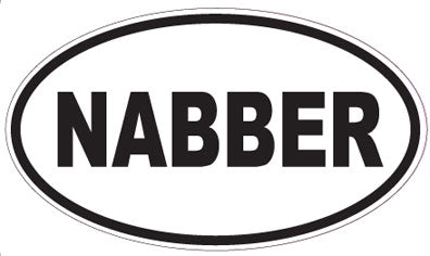 NABBER - Oval Sticker